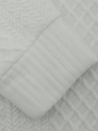 Ronan | Stand Collar Button Henley Sweater – detail view