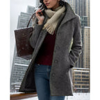 Rosamae | Timeless Turndown Collar Coat – styled view