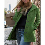 Rosamae | Timeless Turndown Collar Coat – styled view