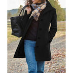 Rosamae | Timeless Turndown Collar Coat – styled view