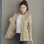 Roxella | Waterproof Cinched-Waist Jacket – front view
