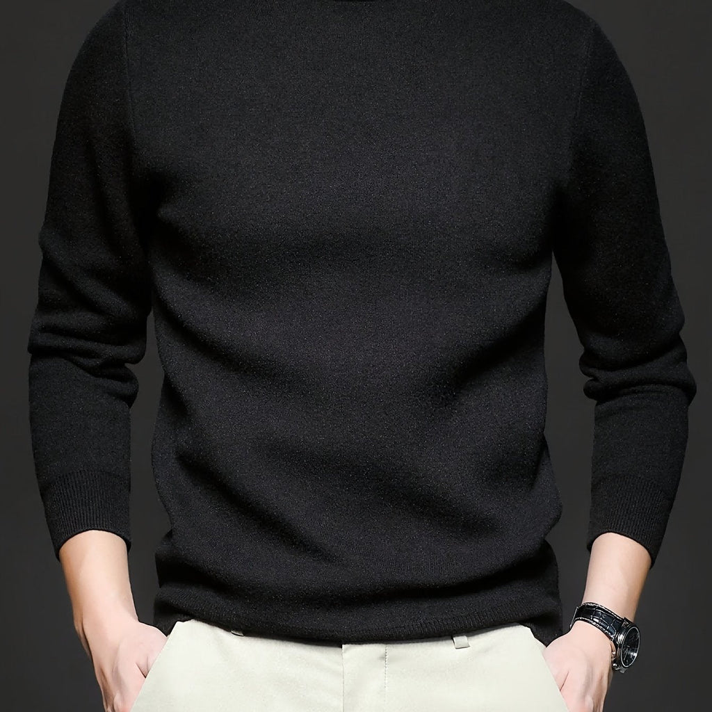 Russell | Refined Mock-Neck Sweater – front view
