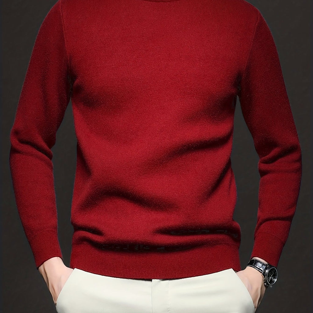 Russell | Refined Mock-Neck Sweater – front view
