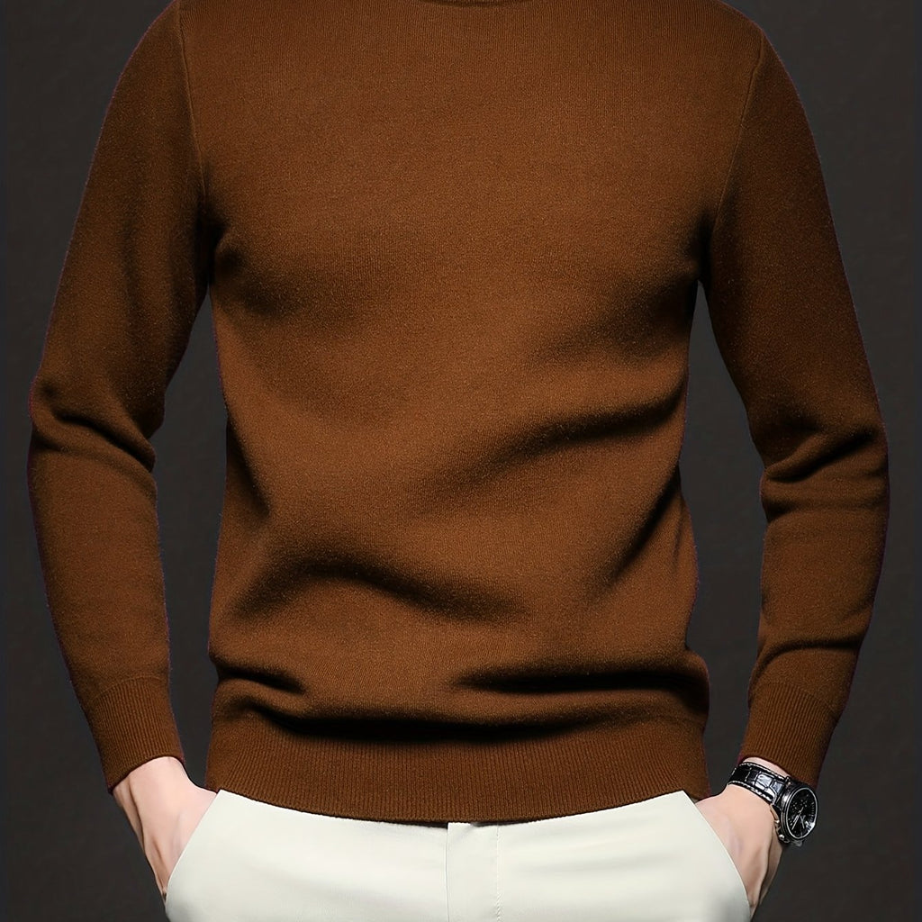 Russell | Refined Mock-Neck Sweater – front view