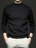 Russell | Refined Mock-Neck Sweater – front view