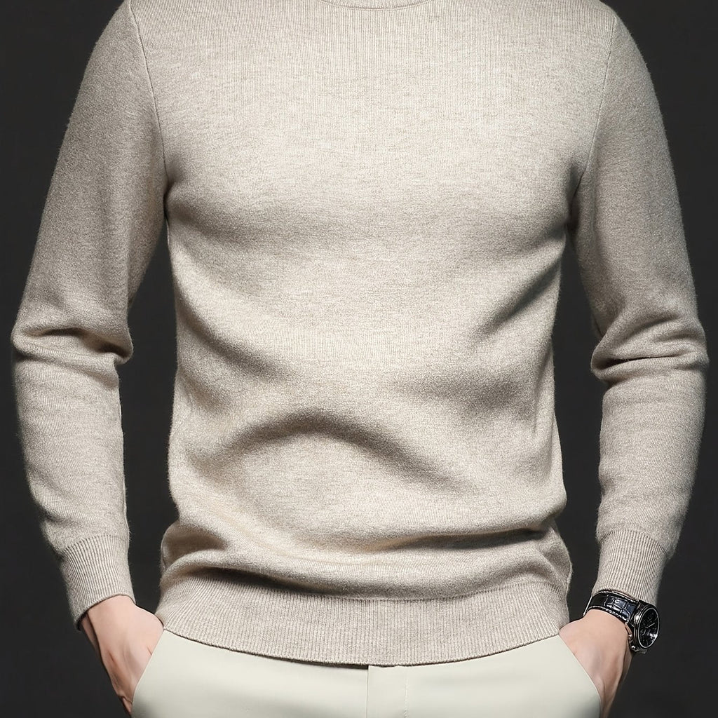 Russell | Refined Mock-Neck Sweater – front view