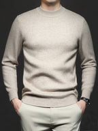 Russell | Refined Mock-Neck Sweater – front view