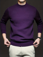 Russell | Refined Mock-Neck Sweater – front view