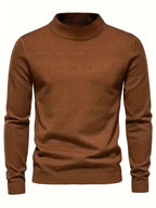 Russell | Refined Mock-Neck Sweater – front view