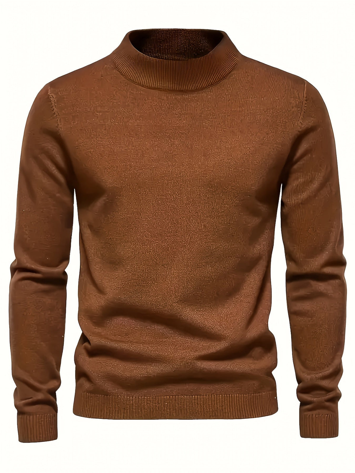 Russell | Refined Mock-Neck Sweater – front view