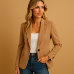 Sabrielle | Fitted Tailored Blazer – side view