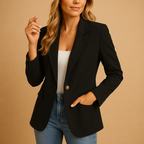 Sabrielle | Fitted Tailored Blazer – front view