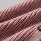 Saskia | Turtleneck A-Line Knit Sweater Dress – close-up