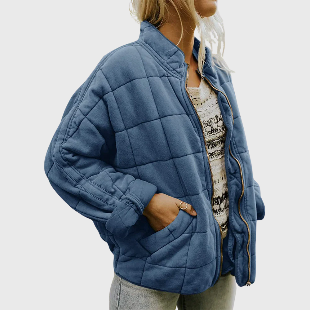 Serene Mid-Season Jacket – detail view
