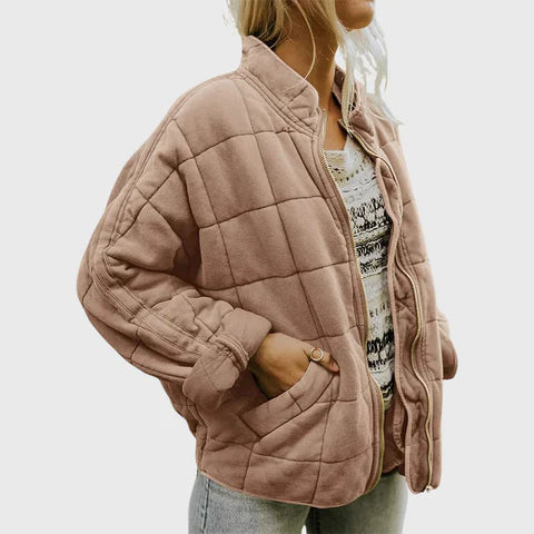 Serene Mid-Season Jacket – styled view