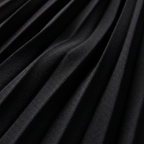 Siena | Belted Pleated A-Line Midi Dress by Vera Noir – detail view of the fabric