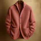 Silvio Men's Lightweight Knit Cardigan by Vera Noir – front view