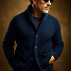 Silvio Men's Lightweight Knit Cardigan by Vera Noir – image 10