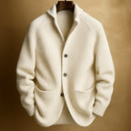 Silvio Men's Lightweight Knit Cardigan by Vera Noir – back view