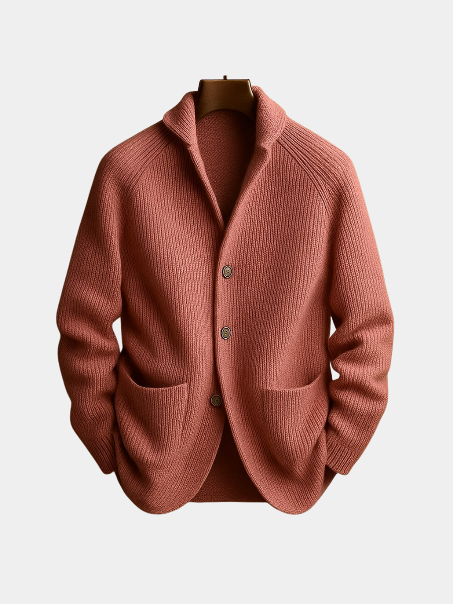 Silvio Men's Lightweight Knit Cardigan by Vera Noir – image 7