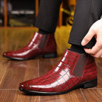 Stirling | Refined Slip-On Chelsea Boots – styled view