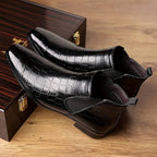 Stirling | Refined Slip-On Chelsea Boots – front view