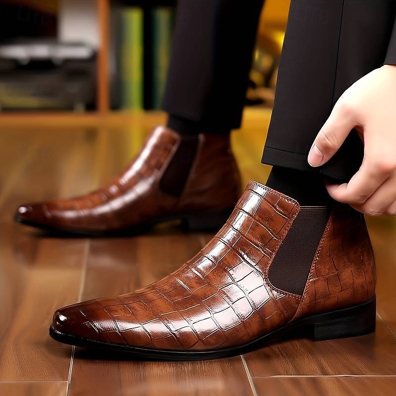 Stirling | Refined Slip-On Chelsea Boots – styled view