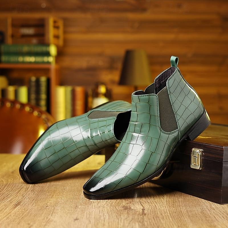 Stirling | Refined Slip-On Chelsea Boots – side view