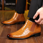 Stirling | Refined Slip-On Chelsea Boots – styled view