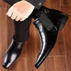 Stirling | Refined Slip-On Chelsea Boots – detail view