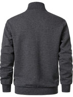 Sullivan | Textured Stand-Collar Jacket – back view