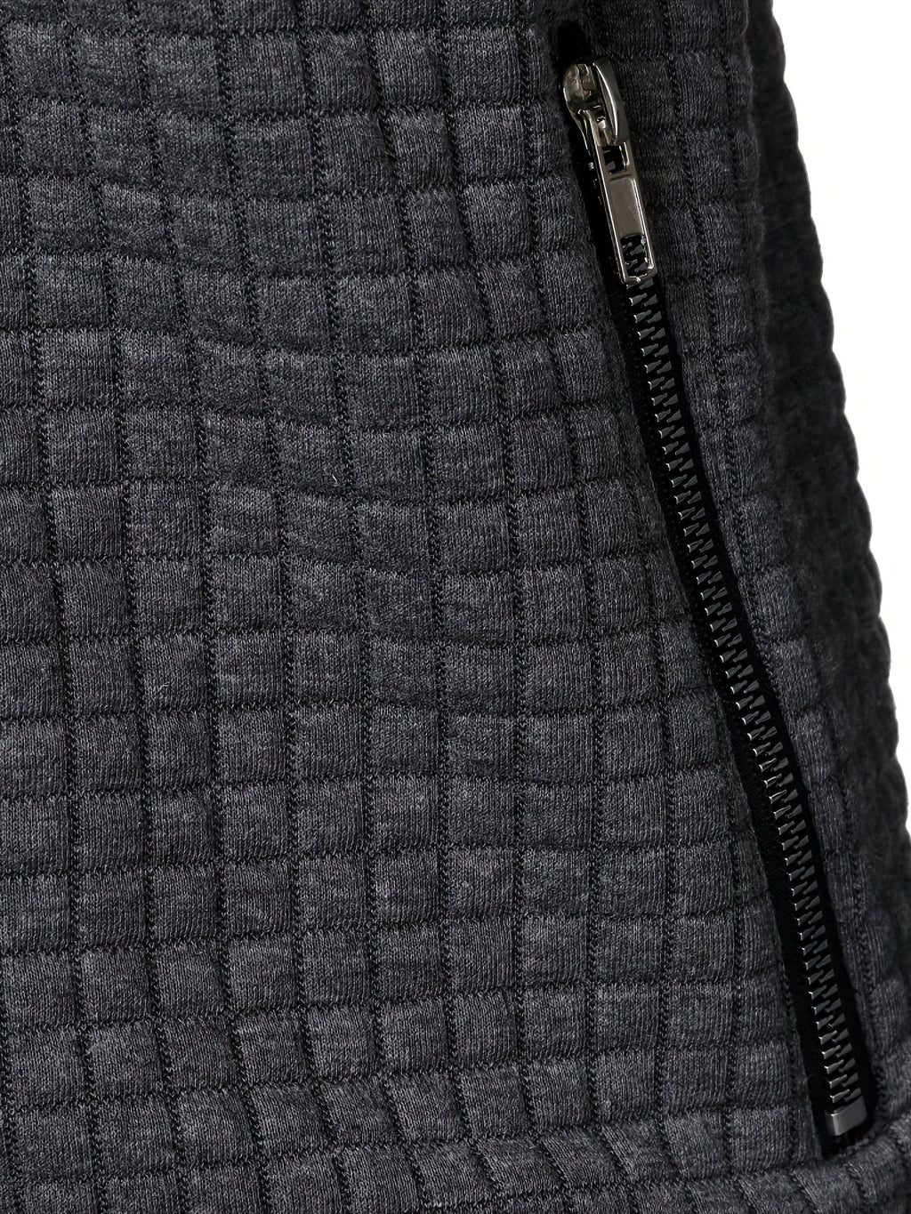 Sullivan | Textured Stand-Collar Jacket – close-up