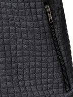 Sullivan | Textured Stand-Collar Jacket – close-up