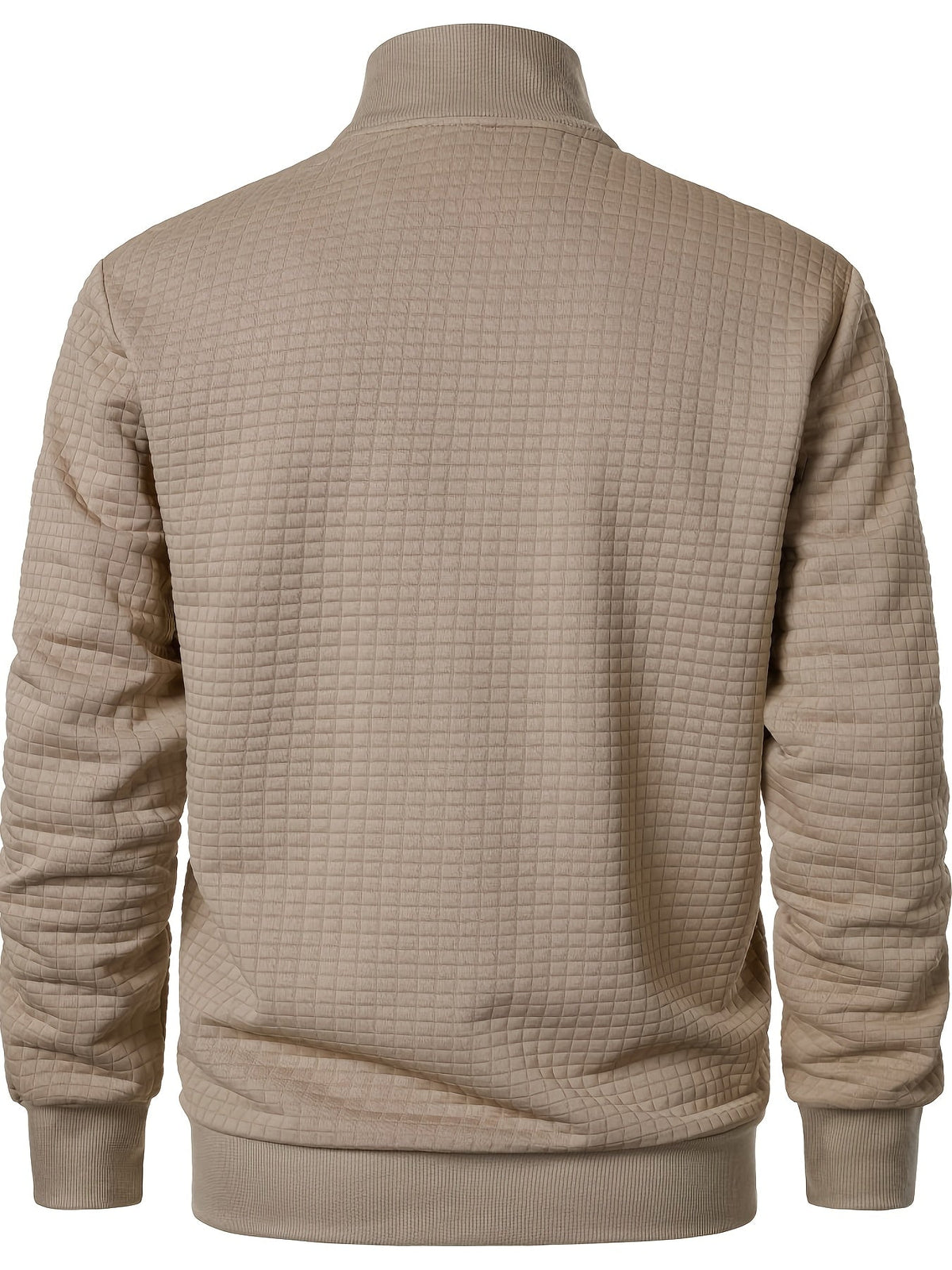 Sullivan | Textured Stand-Collar Jacket – back view