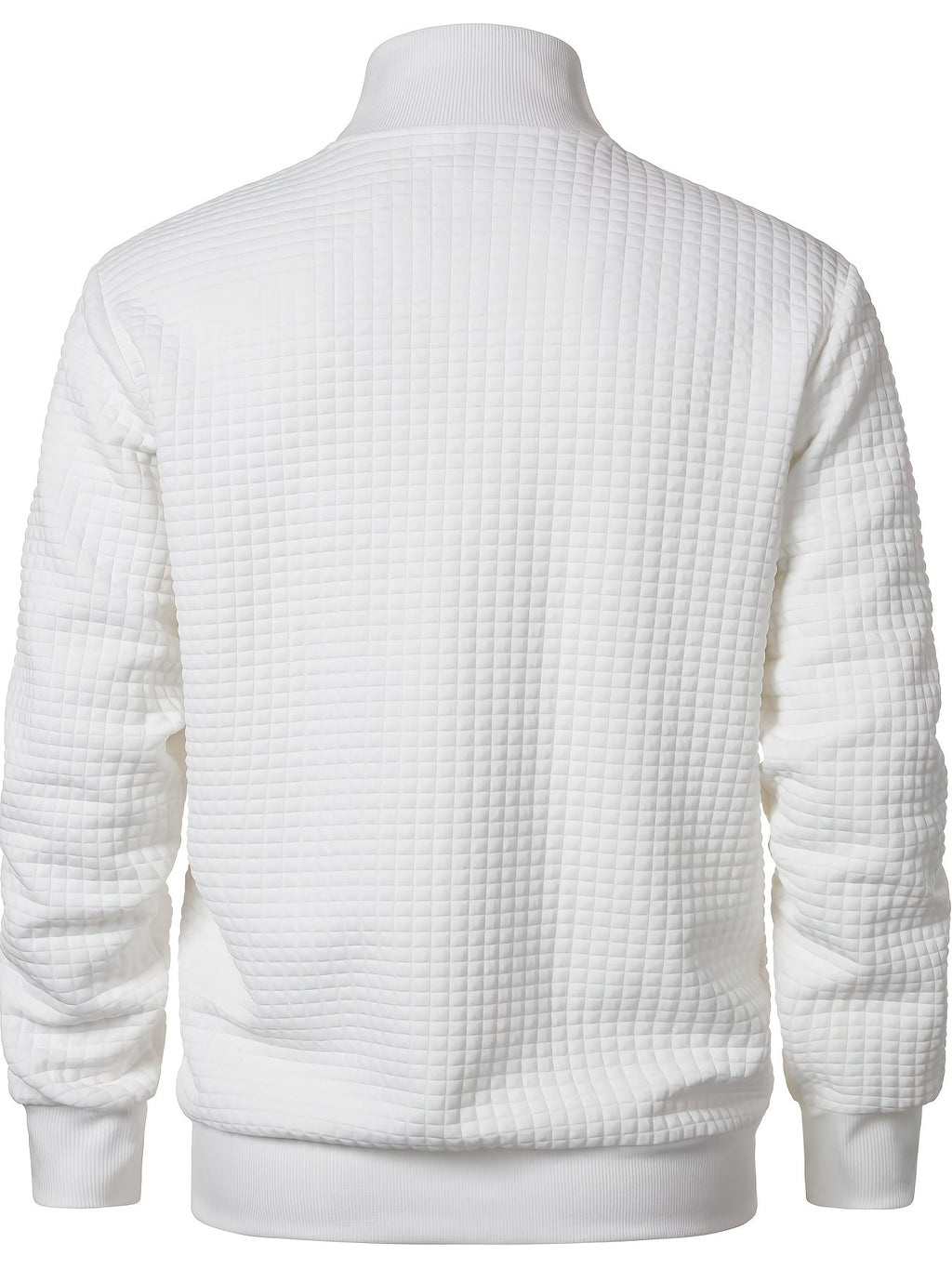 Sullivan | Textured Stand-Collar Jacket – back view