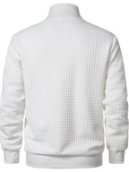 Sullivan | Textured Stand-Collar Jacket – back view