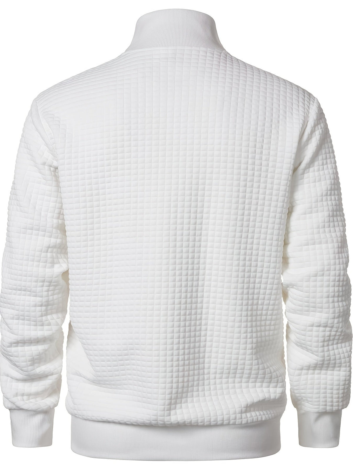 Sullivan | Textured Stand-Collar Jacket – back view