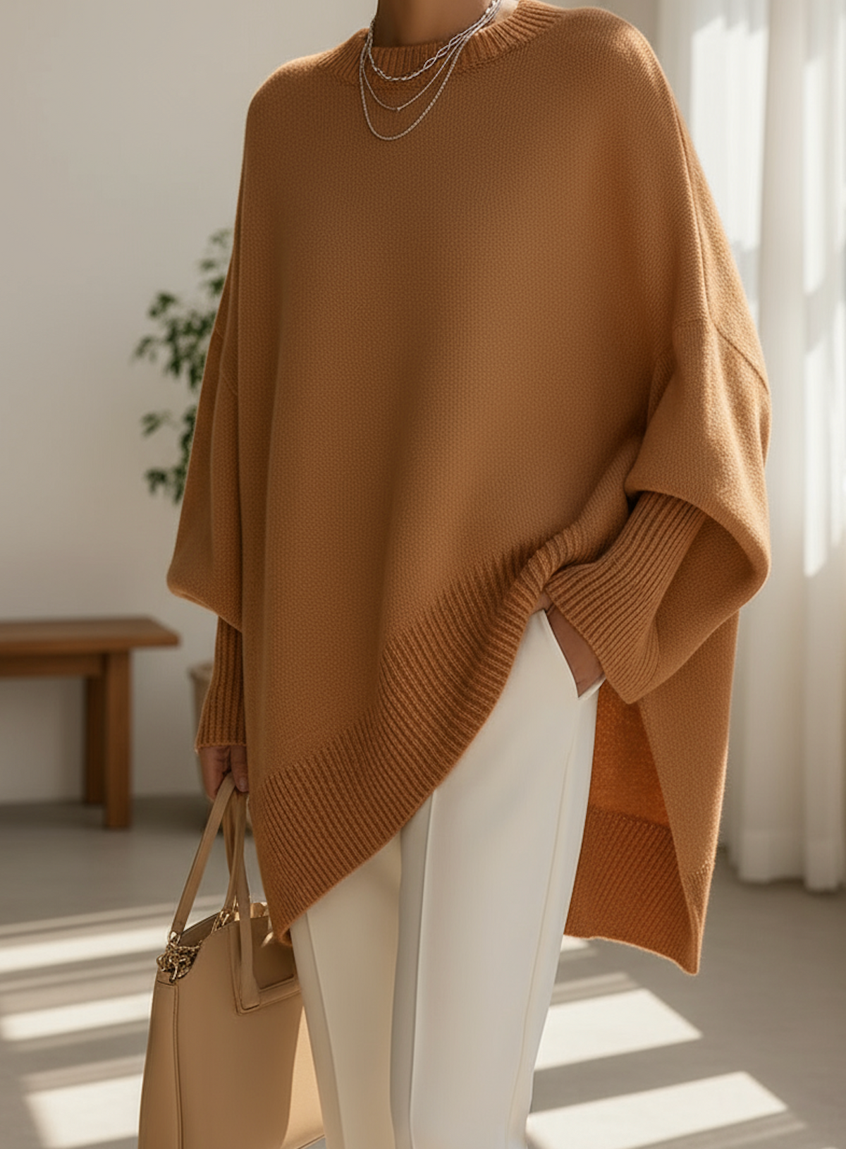 Suzie Oversized Pullover – detail view
