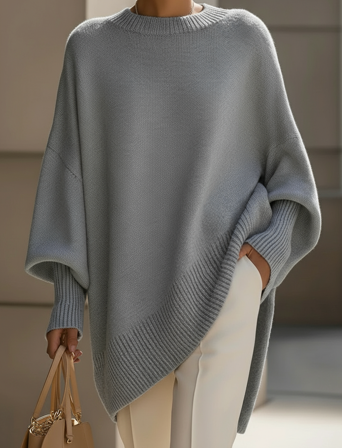 Suzie Oversized Pullover – styled view