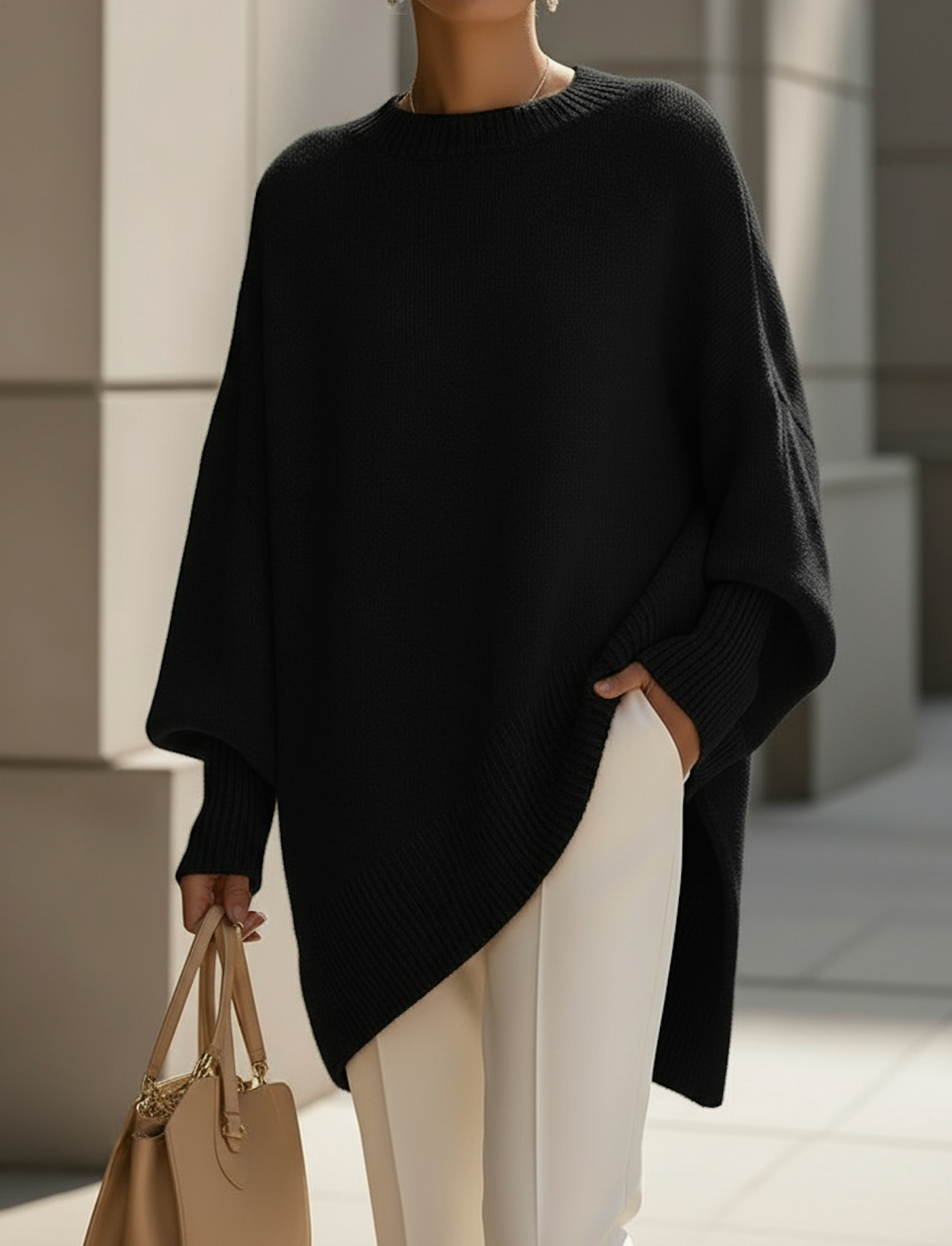 Suzie Oversized Pullover – side view