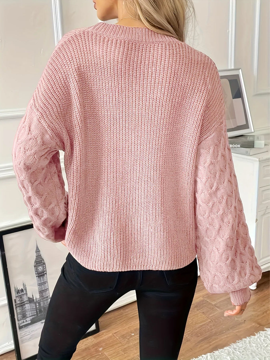 Tamsin Soft Knit Pullover Sweater by Vera Noir – styled view