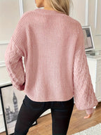 Tamsin Soft Knit Pullover Sweater by Vera Noir – styled view