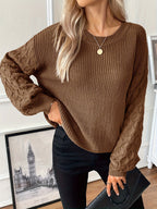 Tamsin Soft Knit Pullover Sweater by Vera Noir – side view