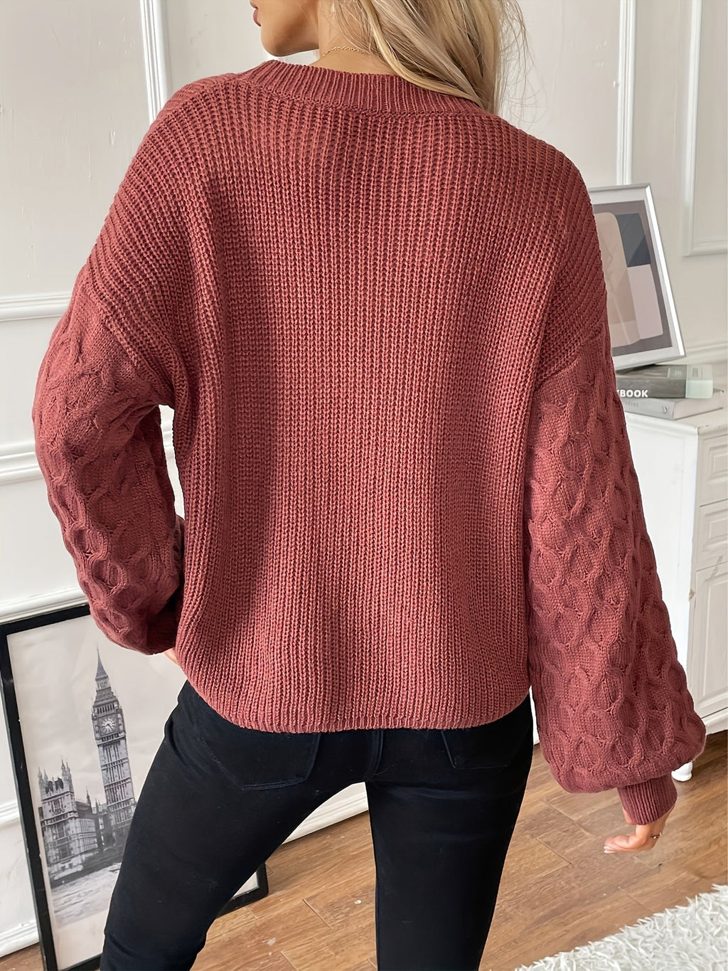 Tamsin Soft Knit Pullover Sweater by Vera Noir – image 8