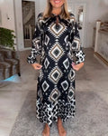 Taurielle Casual Long Dress – front view