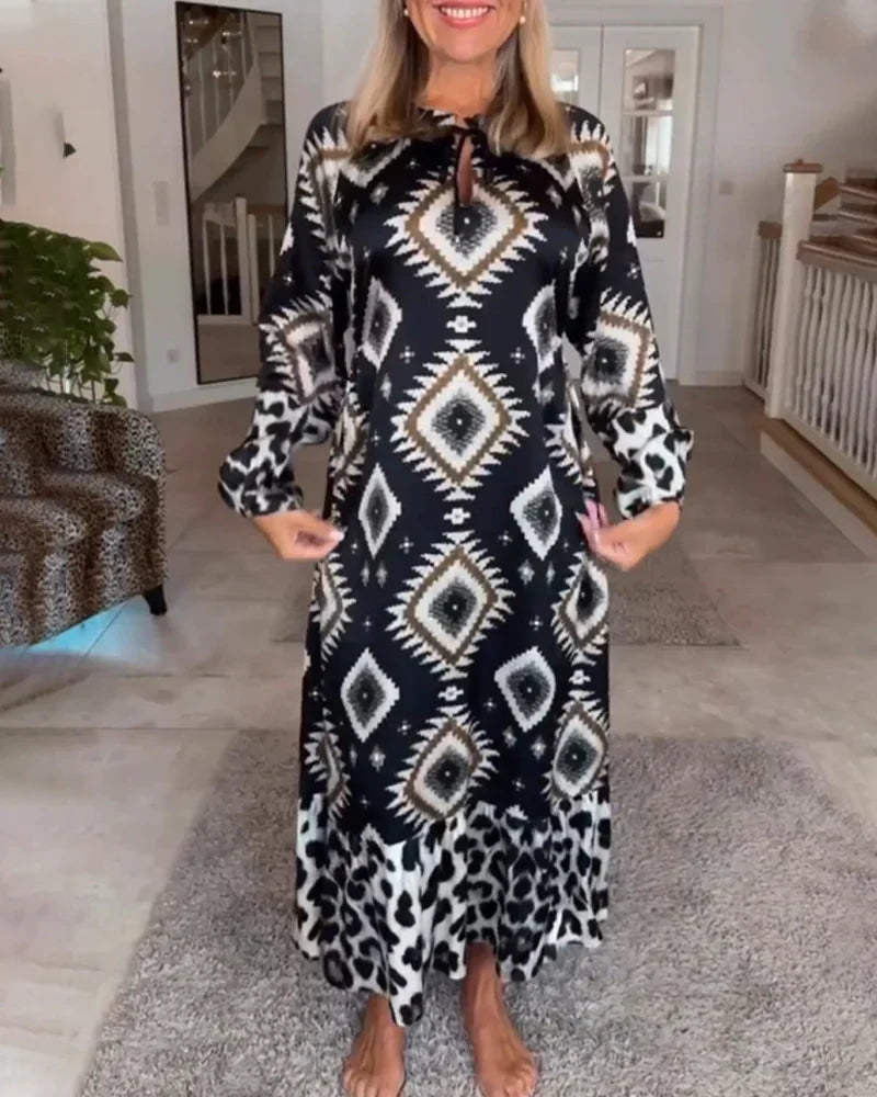Taurielle Casual Long Dress – front view