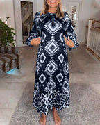 Taurielle Casual Long Dress – detail view