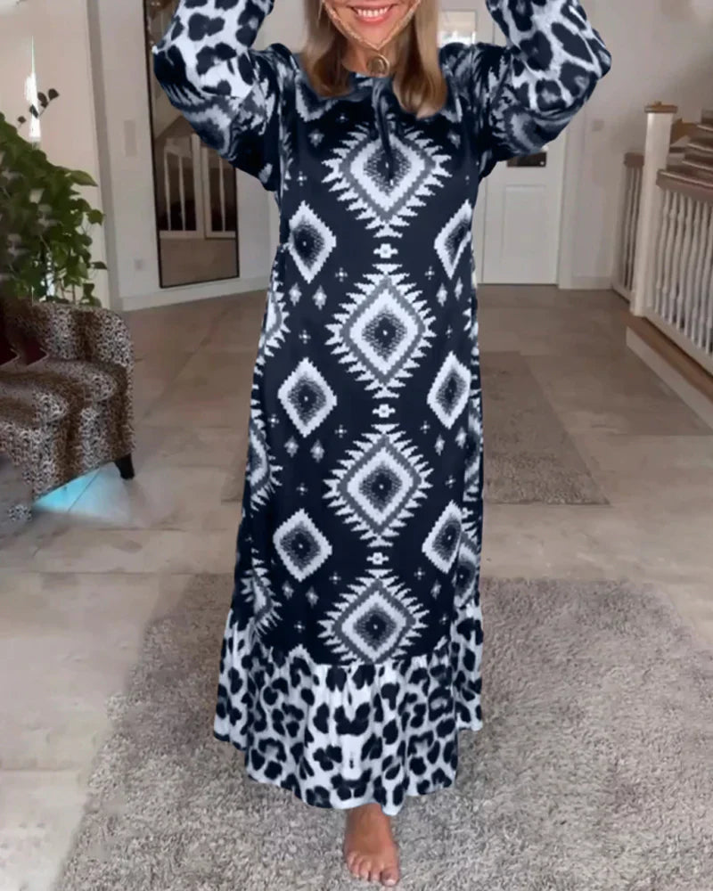 Taurielle Casual Long Dress – close-up