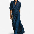 Tavianne ocean maxi dress, front view