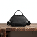 Teresa | Classic Minimalist Shoulder Bag – front view